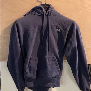 Navy Champion Hoodie size L